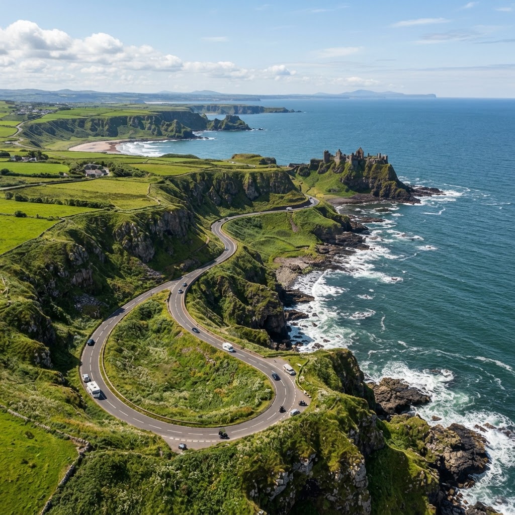 The winding Causeway Coastal Route offers some of the best driving views in Europe.