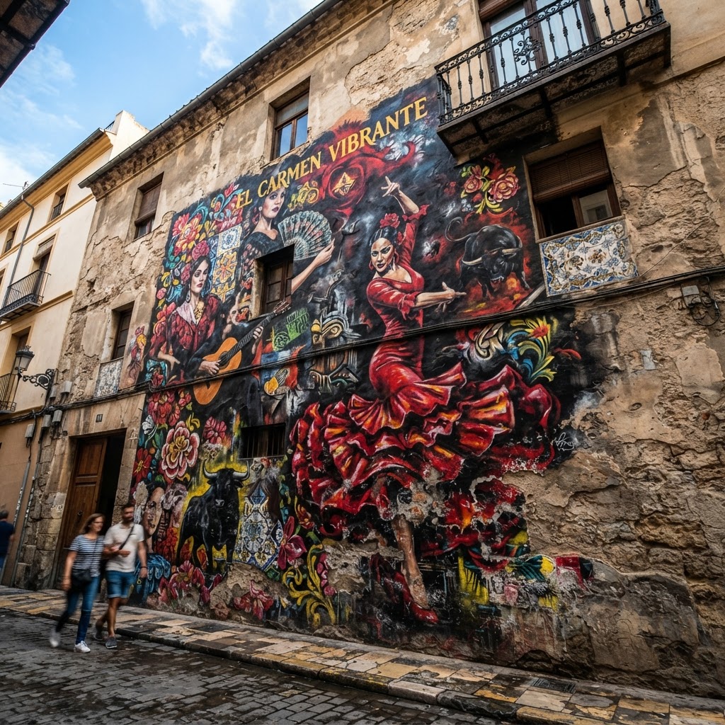 Get lost in the colorful, artistic alleys of El Carmen.