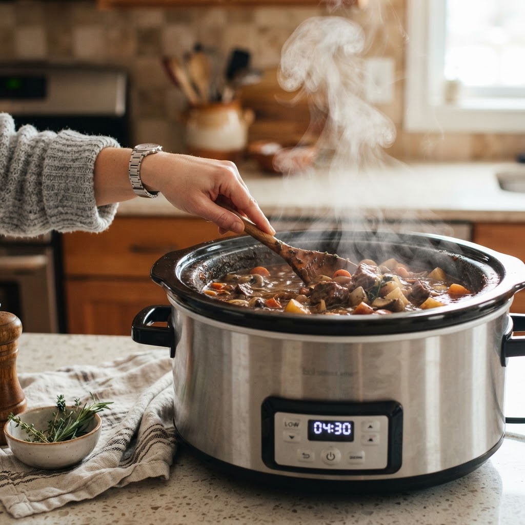 The secret to a perfect texture: slow cooking for hours.