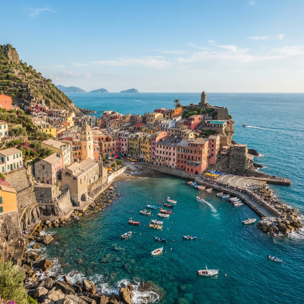 Italian Riviera Hidden Coastal Gems: An Insider Guide 2 The dramatic and colorful village of Tellaro, a hidden gem on the Italian coast.