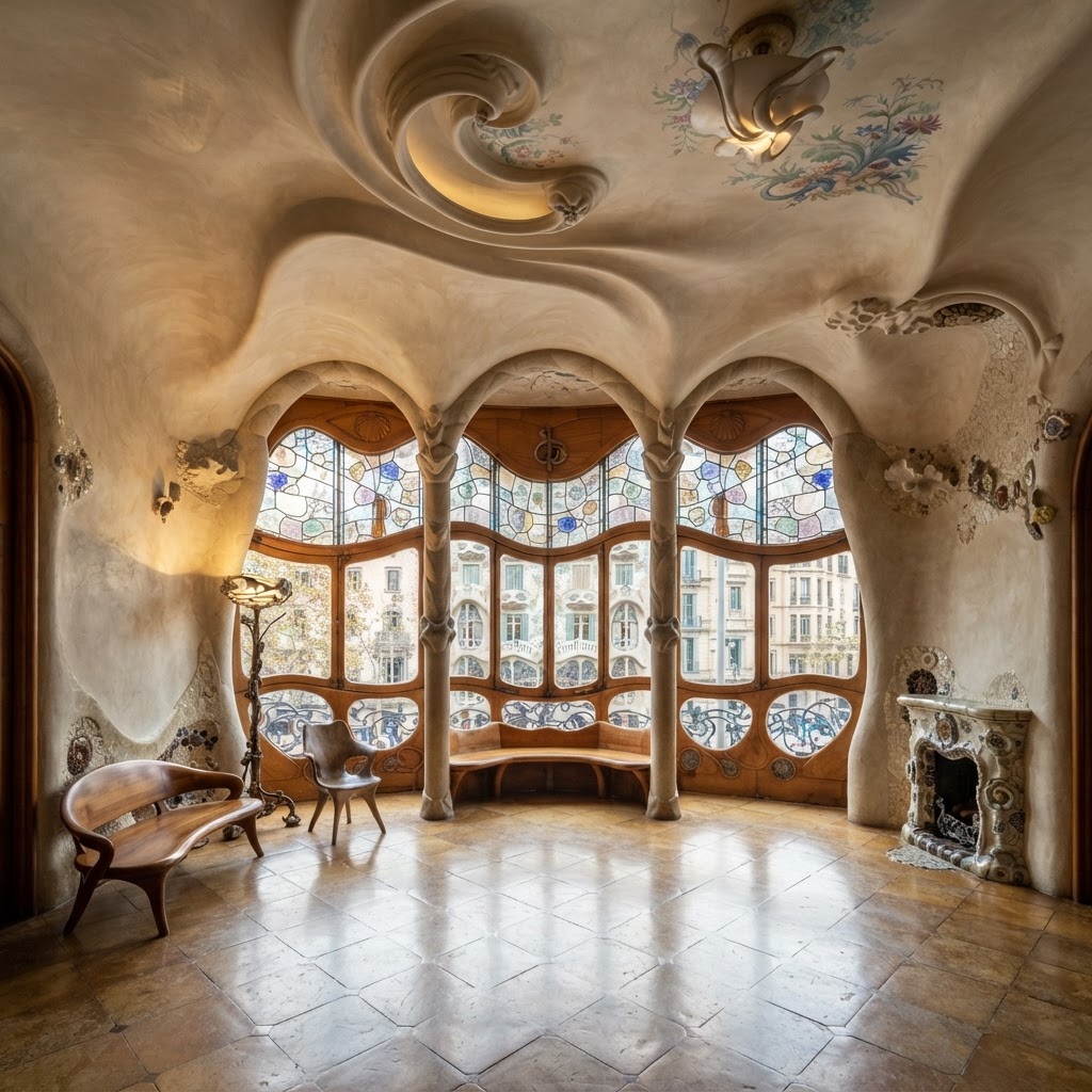 Inside the fluid and artistic living spaces of the Noble Floor.