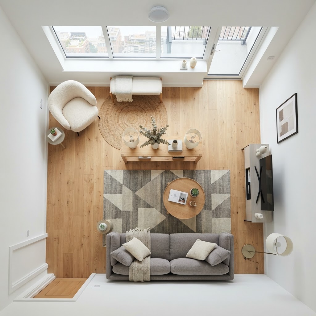 A thoughtful layout ensures clear walkways while maximizing your floor area.