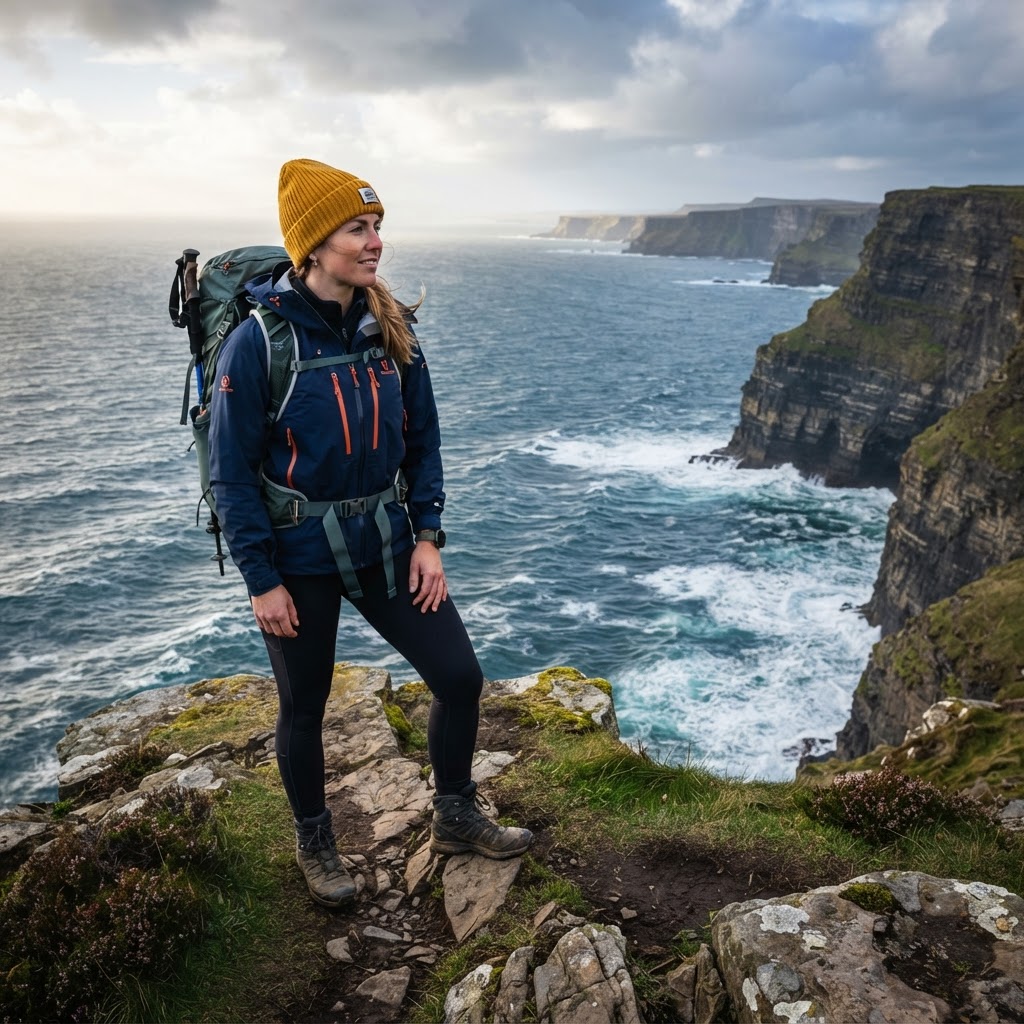 Vibrant colors look fantastic against the rugged backdrop of the Irish coast.