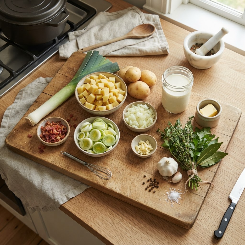 Fresh ingredients are the secret to the best homemade soup.