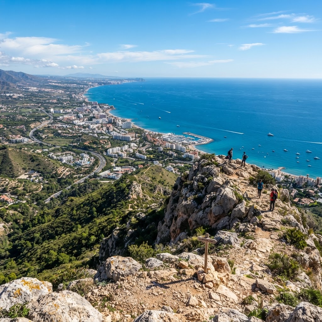 Breathtaking views from the top of La Concha mountain.