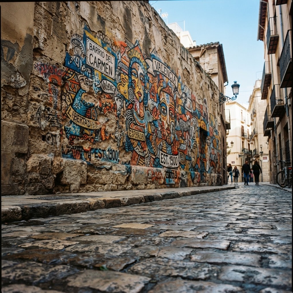 Barrio del Carmen is a living gallery of incredible street art.