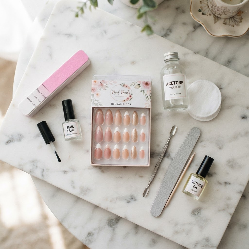Essential tools needed for a perfect two-week manicure.