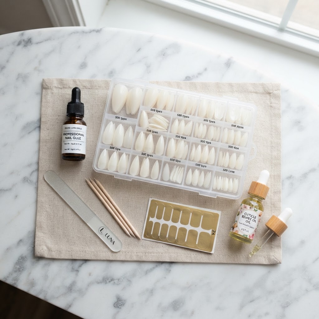Essential tools to start your own DIY nail art journey at home.