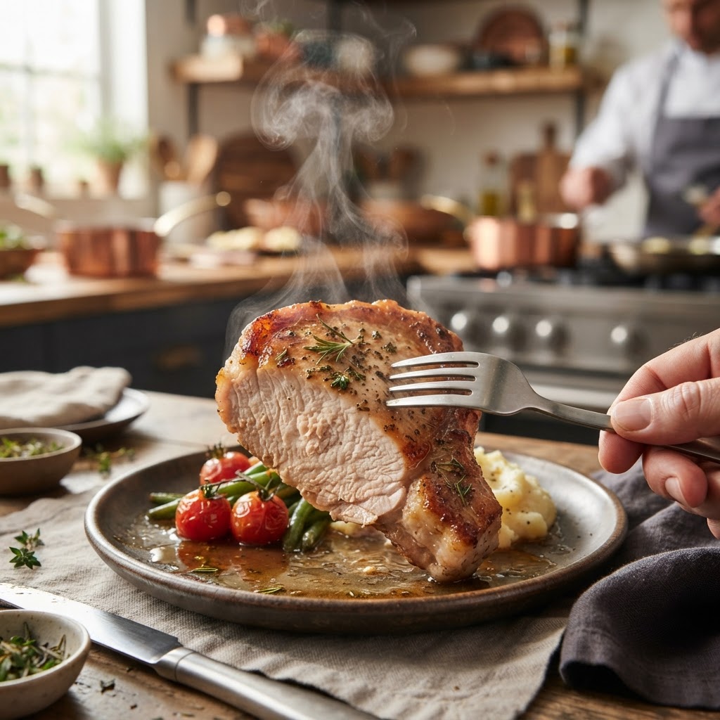 Perfectly tender pork chops that are easy to prepare in your crockpot.