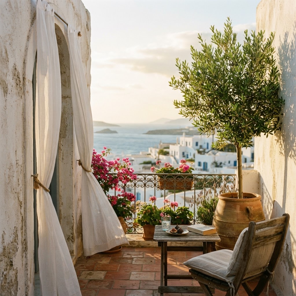 Spanish Summer Aesthetic: Capturing Eternal Golden Hours 2 The quintessential Mediterranean balcony at sunset.