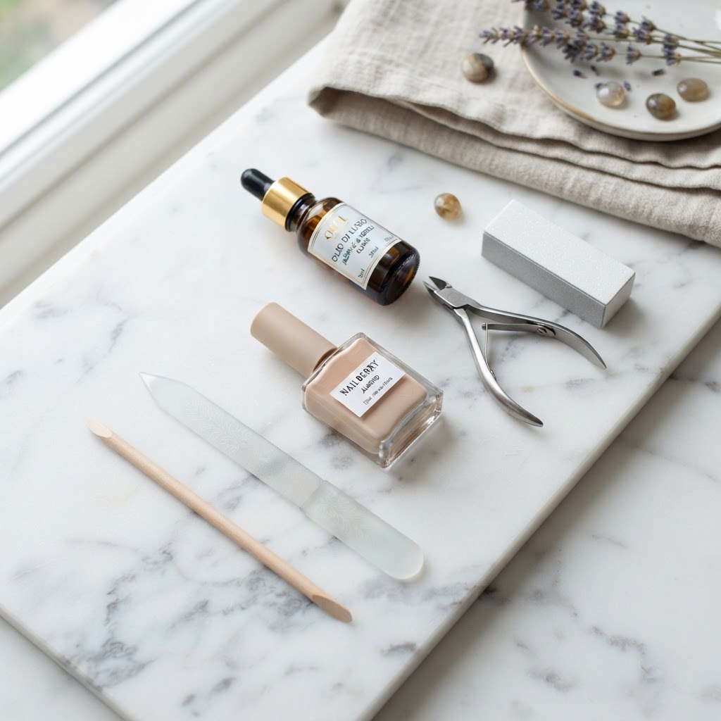 The essential tools you need to create a professional manicure at home.