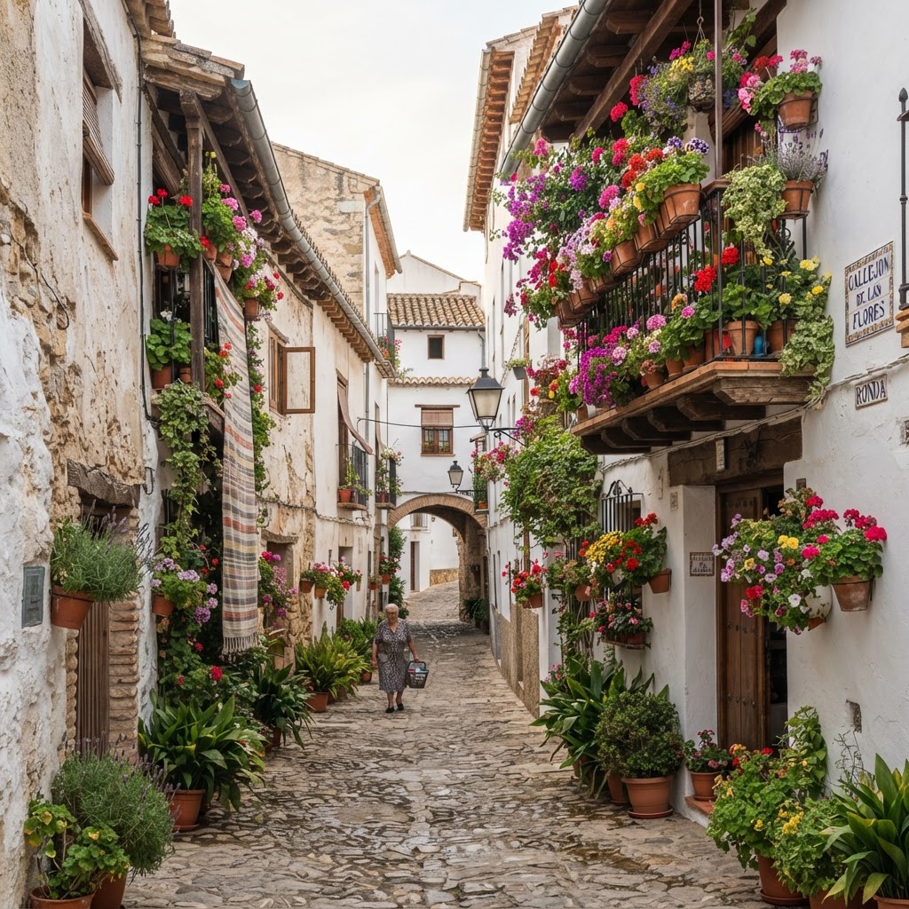 Wandering the narrow, historic streets of a Spanish village is a traveler's delight.