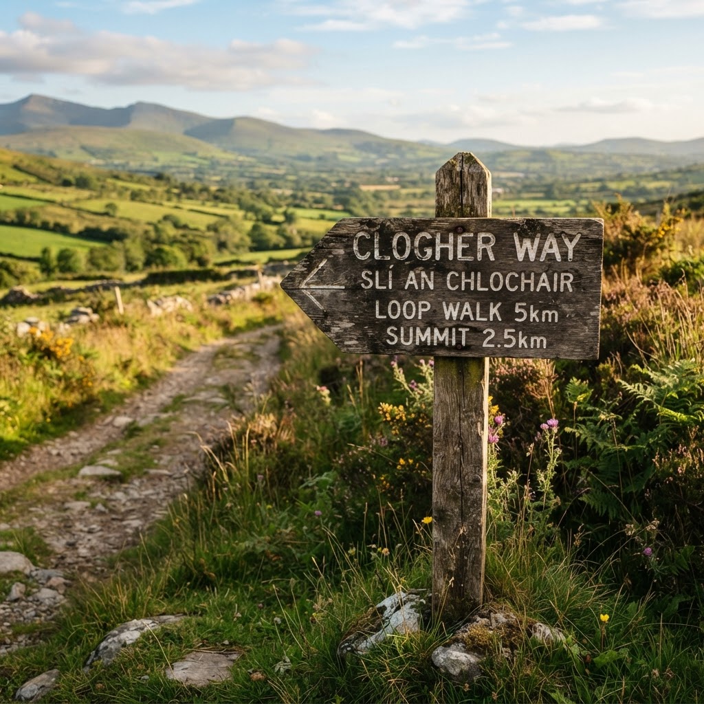 Finding your way along the beautiful, rugged trails of Ireland.