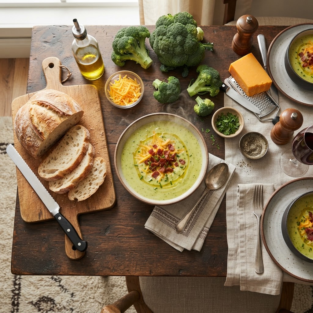 Everything you need for a perfect soup night.
