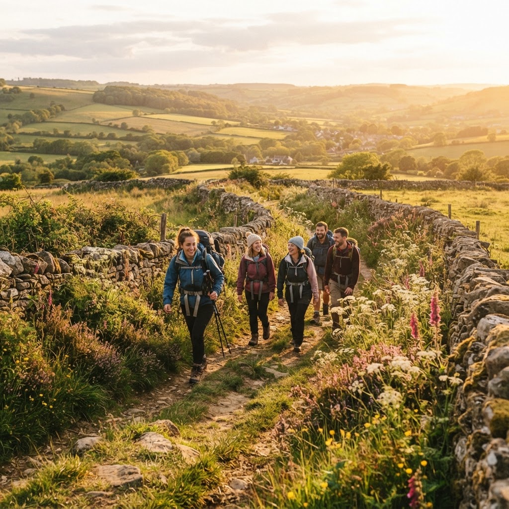 Walking is the best way to immerse yourself in the rural landscape.