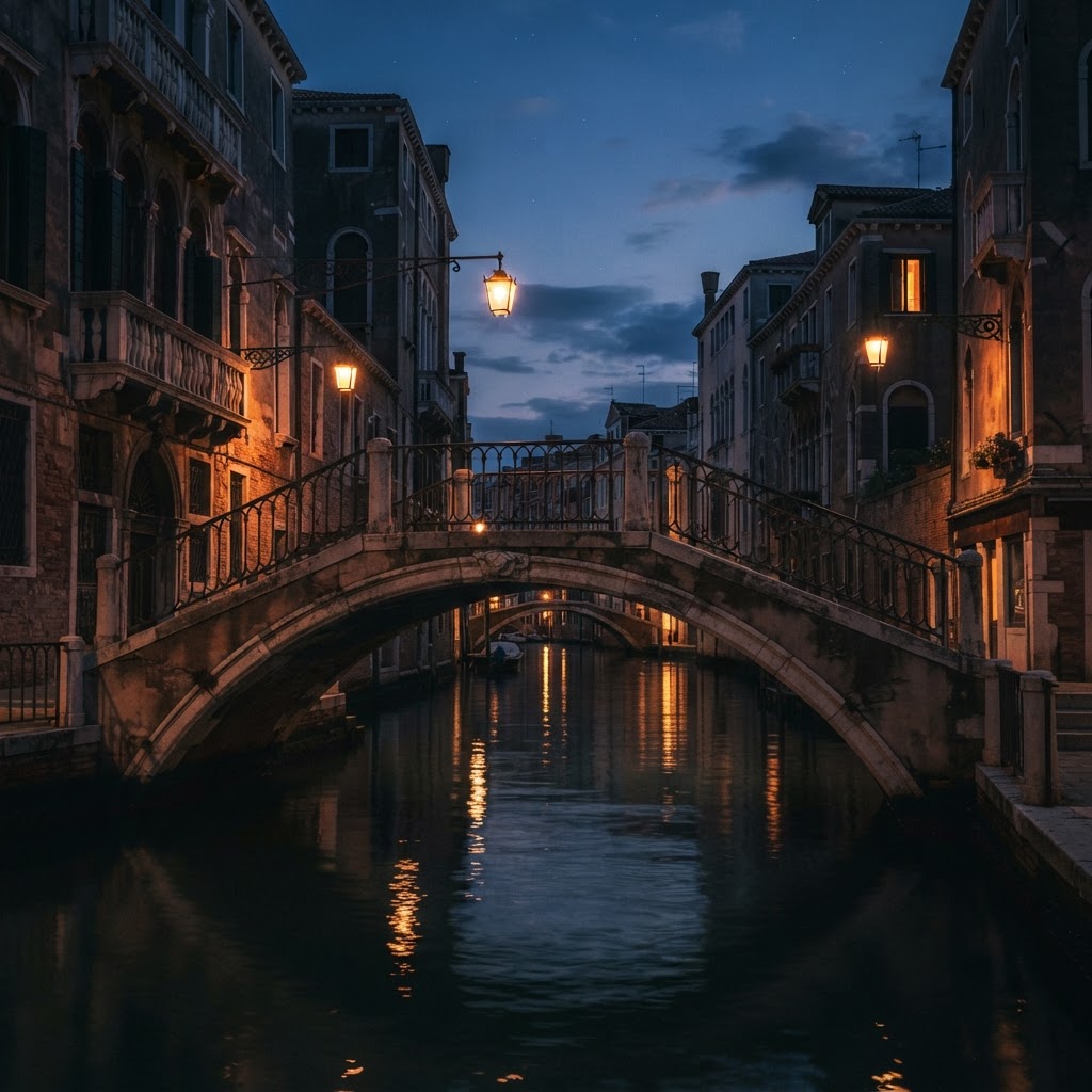 Quiet canals at twilight offer the most intimate experiences.