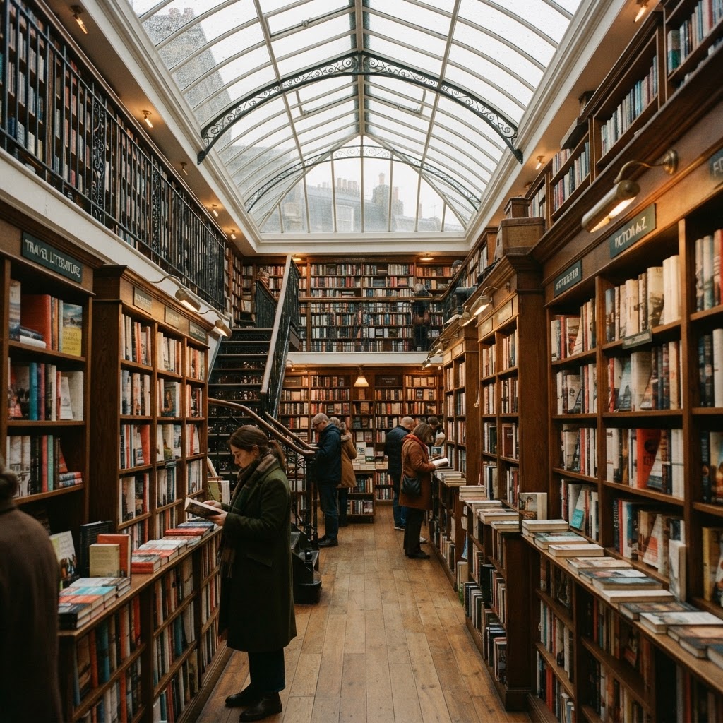 Escape into the literary world within London's most beautiful bookstore.