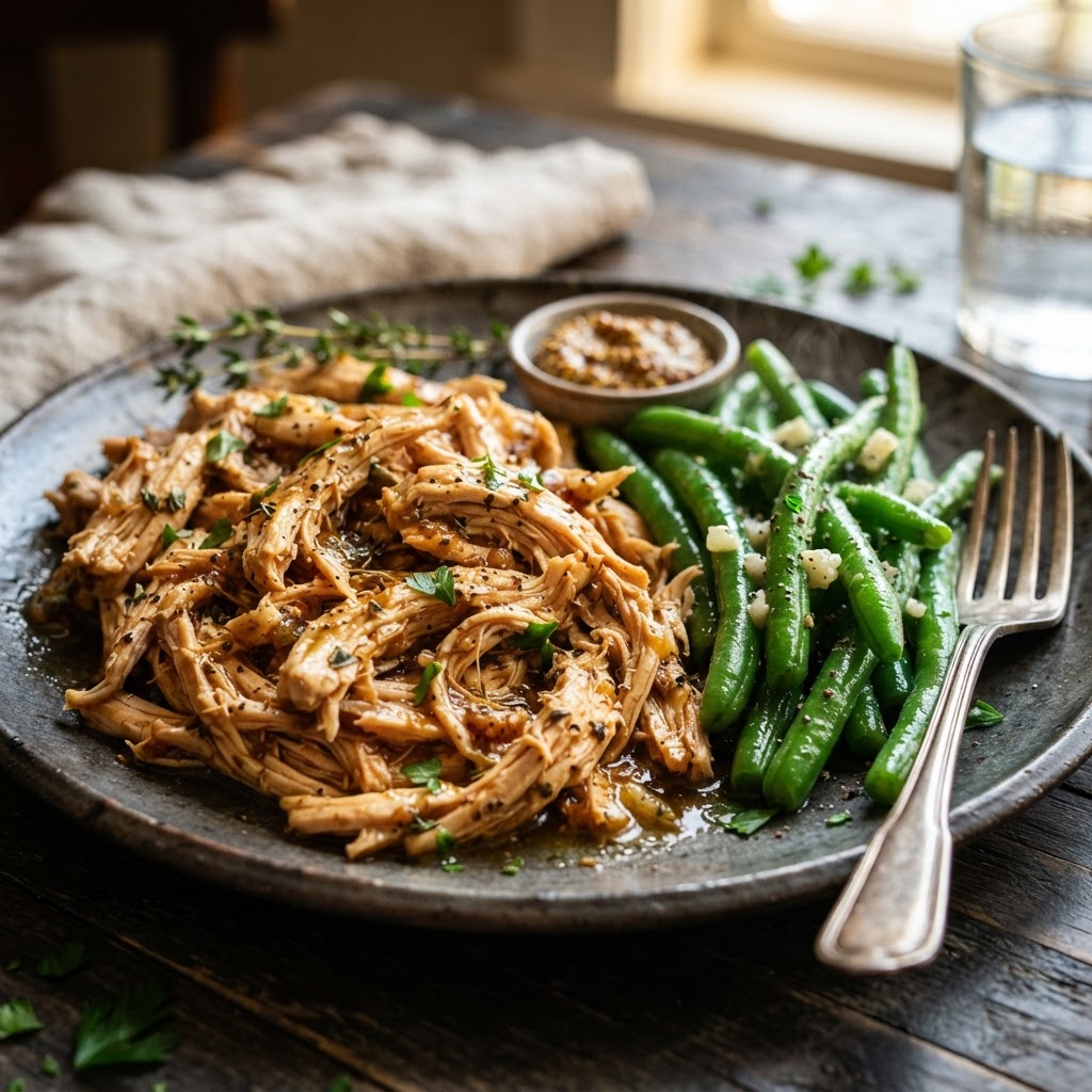 Tender and juicy chicken served as a healthy weeknight meal.