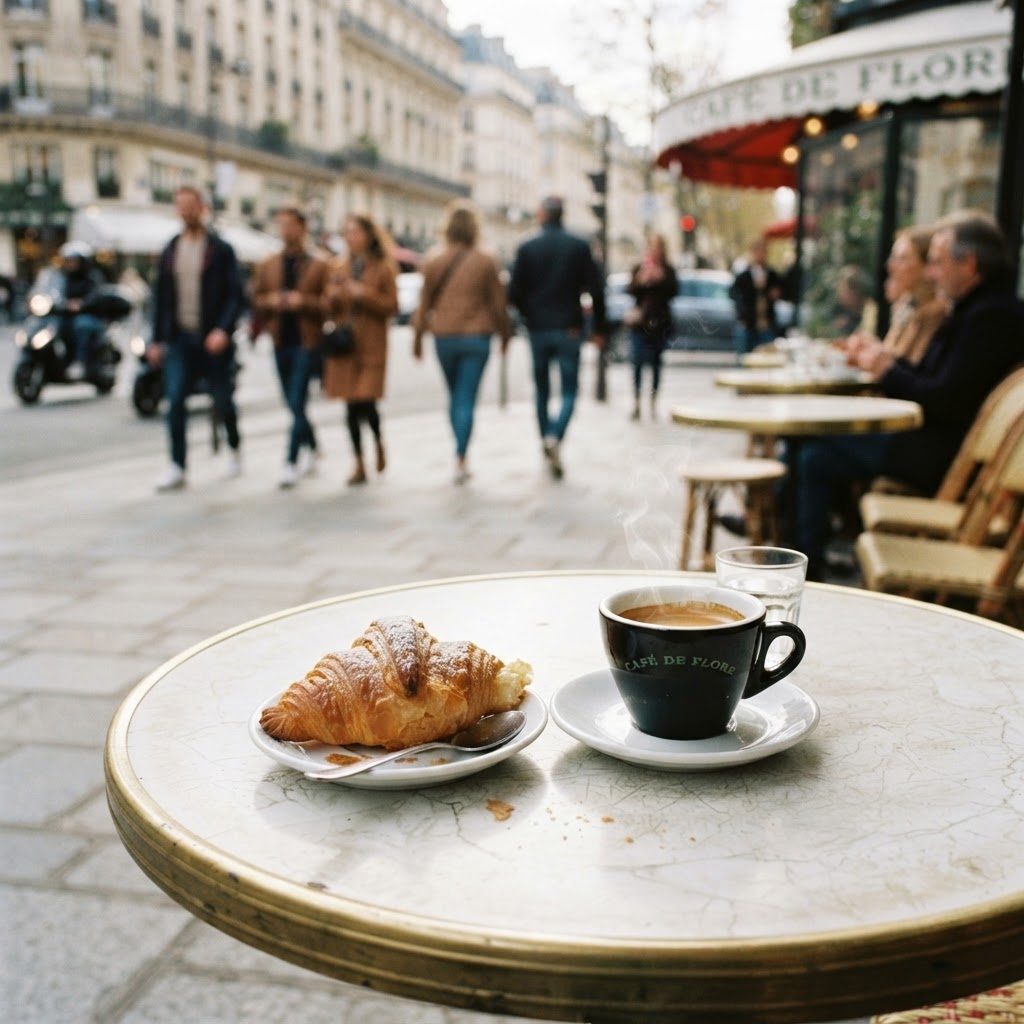 Simple morning rituals at a neighborhood café.