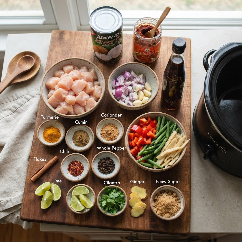 Prepare your ingredients for a stress-free meal.