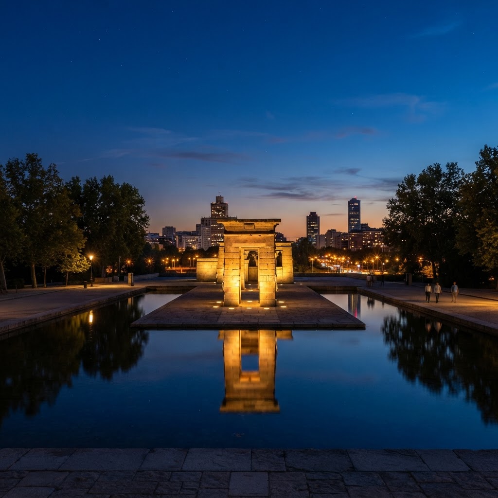 Where to Find the Best Views in Madrid: A Local Guide 3 Sunset at the Templo de Debod is an unforgettable experience.