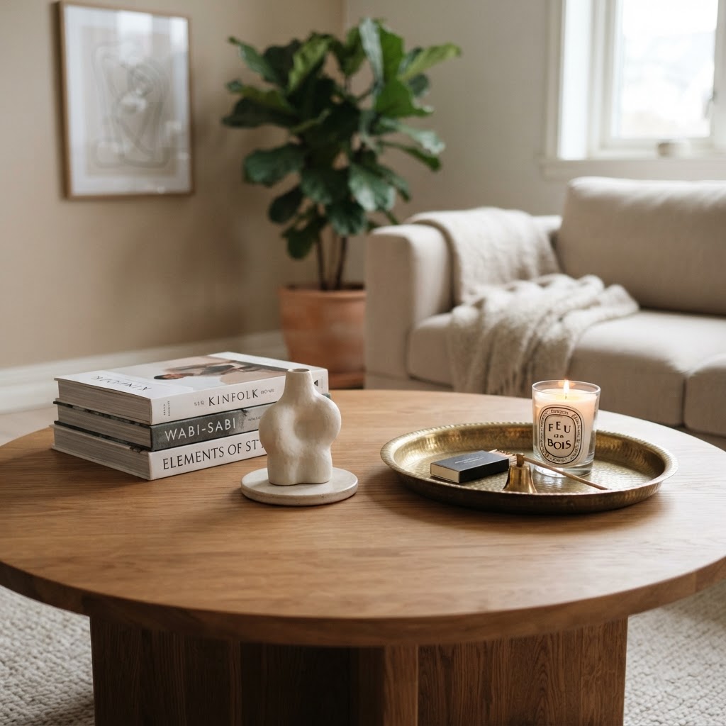 Curated surfaces are the hallmark of professional design.