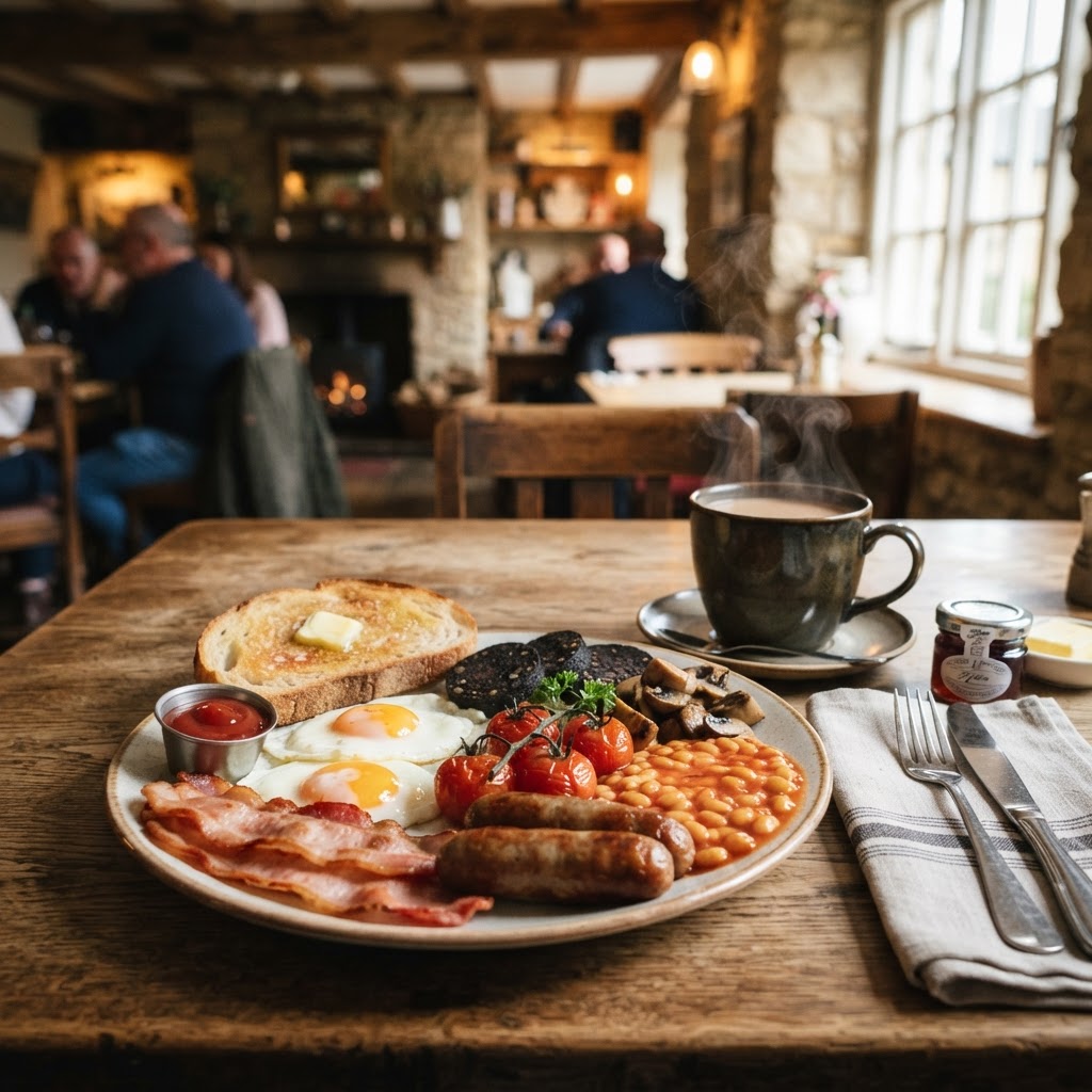 Look for stays that include a hearty breakfast.
