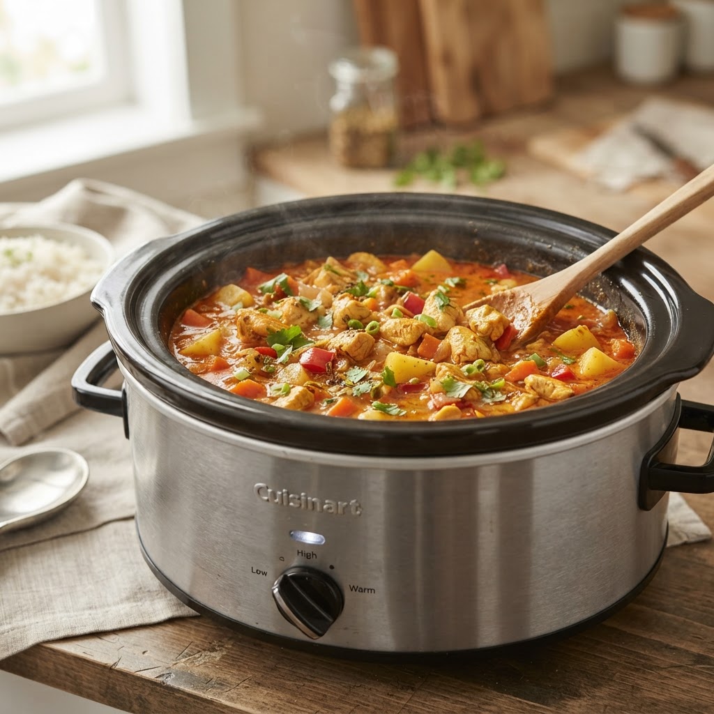 The slow cooker makes preparing healthy meals simple and convenient.