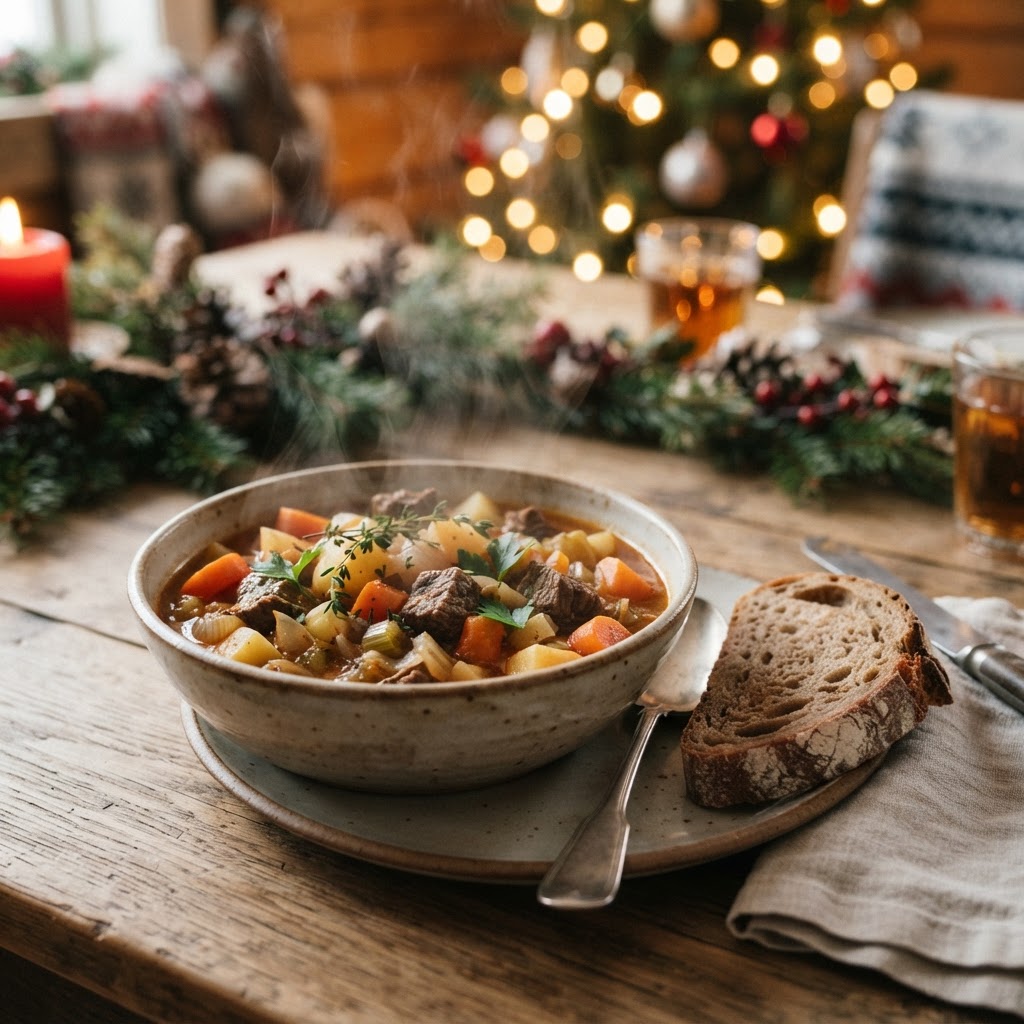 Hearty Norwegian comfort food is perfect for recharging after a day in the cold.