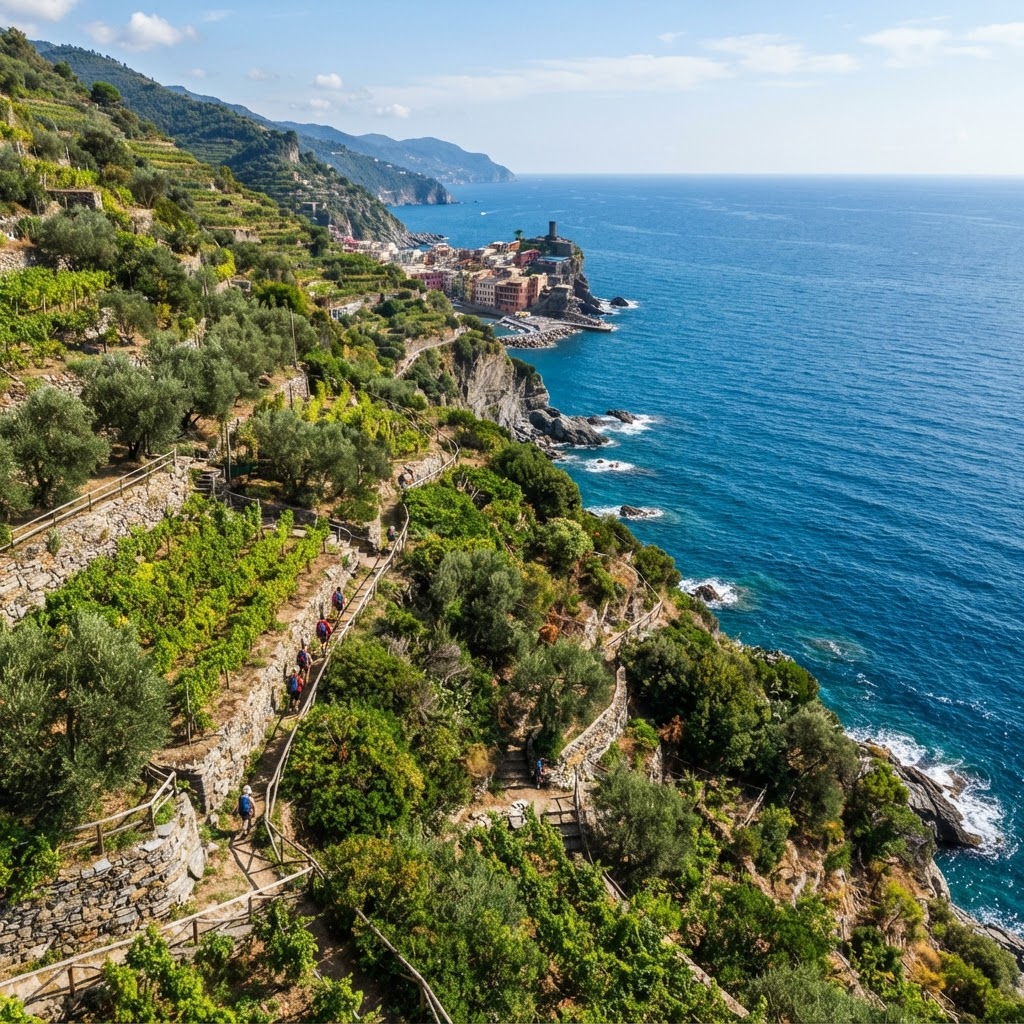 Italian Riviera Hidden Coastal Gems: An Insider Guide 5 The stunning coastal trails offer hikers incredible views of the Riviera.