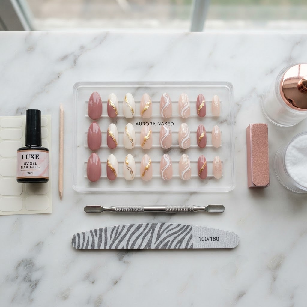 Essential nail supplies for a perfect DIY manicure.