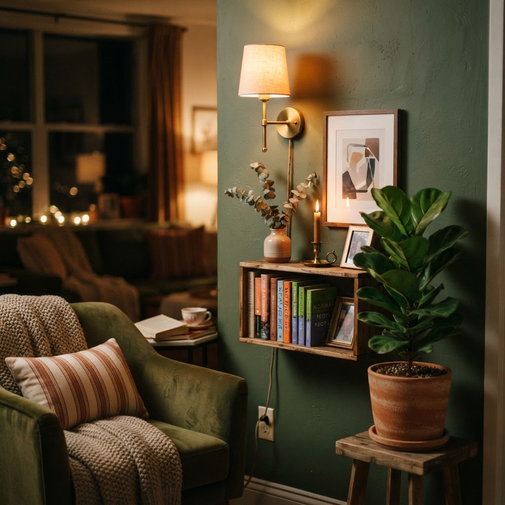 Plug-in sconces offer a designer look without the need for electrical work.