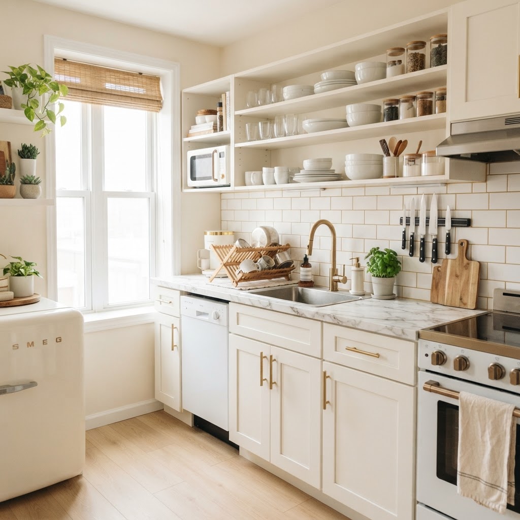 Upgrading cabinet hardware provides a high-end look for a low cost.