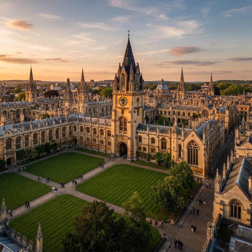 The historic and academic beauty of Oxford.