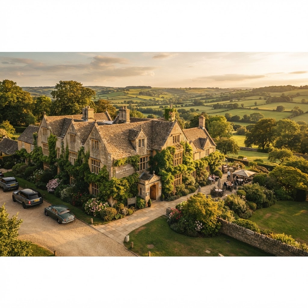 A stunning historic manor hotel standing proudly in the heart of the Cotswolds.