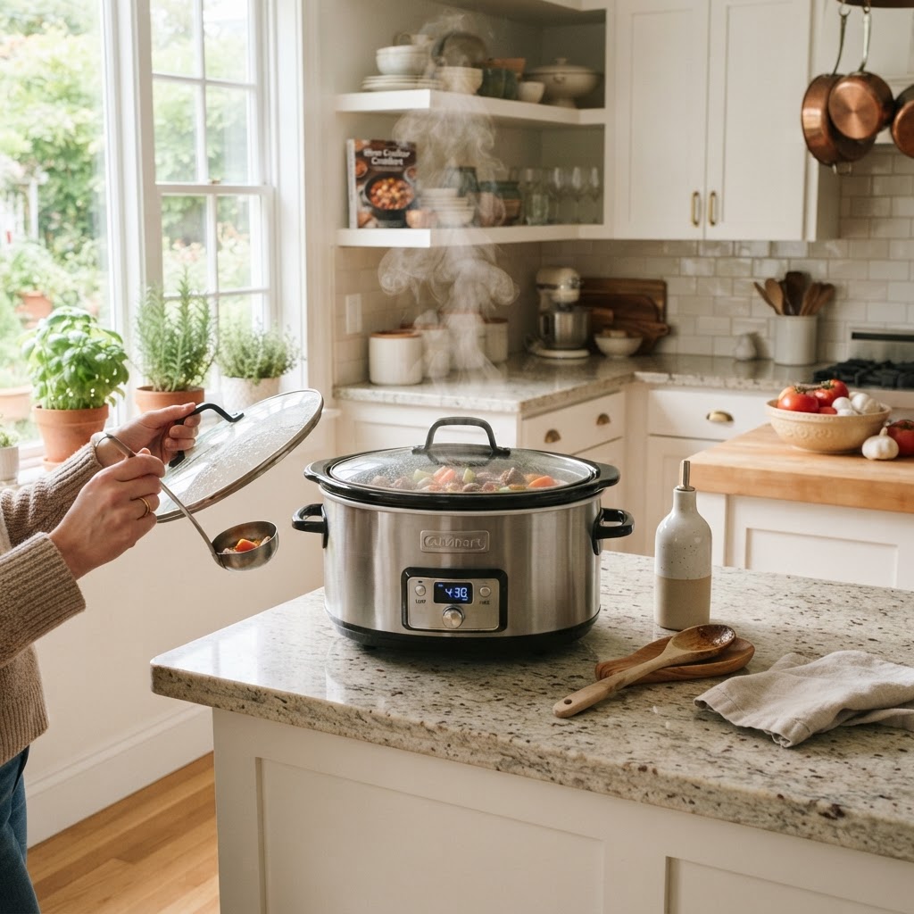 The slow cooker: your best friend for effortless dinner prep.