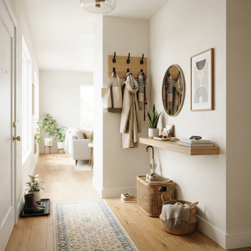 Vertical solutions keep floor space clear.
