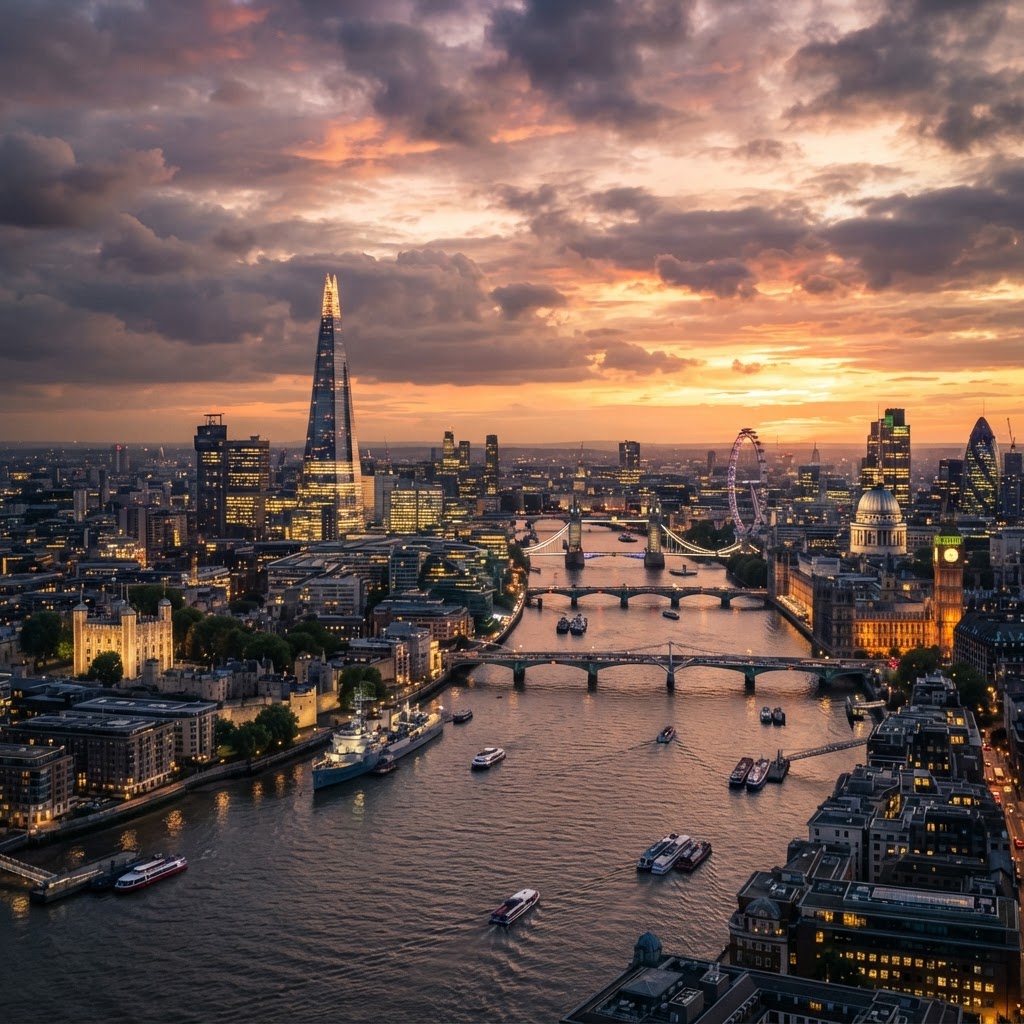 Viewing the city from The Shard provides an unforgettable perspective of London.