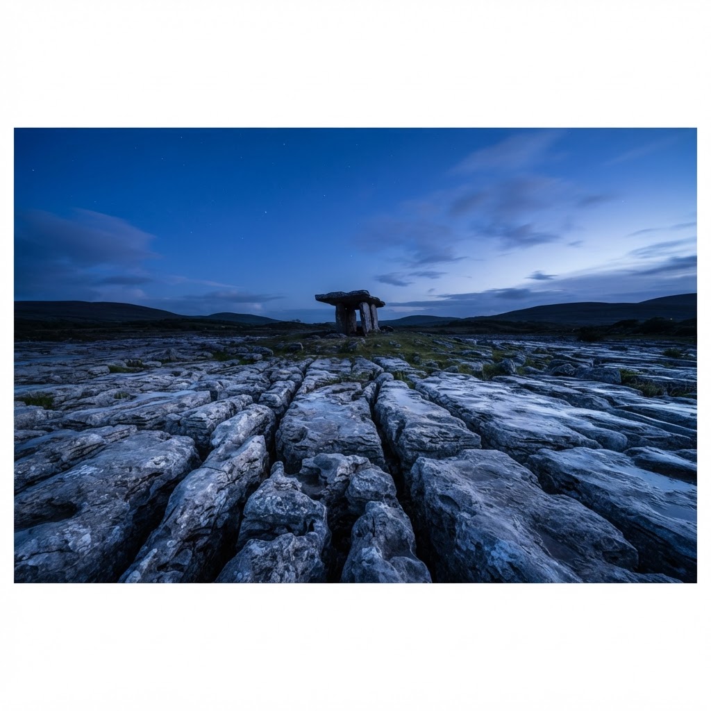 The lunar landscape of The Burren offers a unique, haunting beauty for nature photographers.