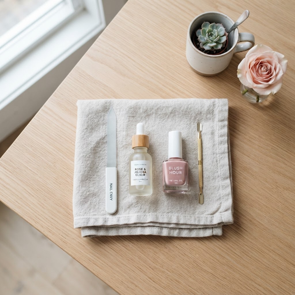 Assemble your essential tools for an easy at-home nail care routine.