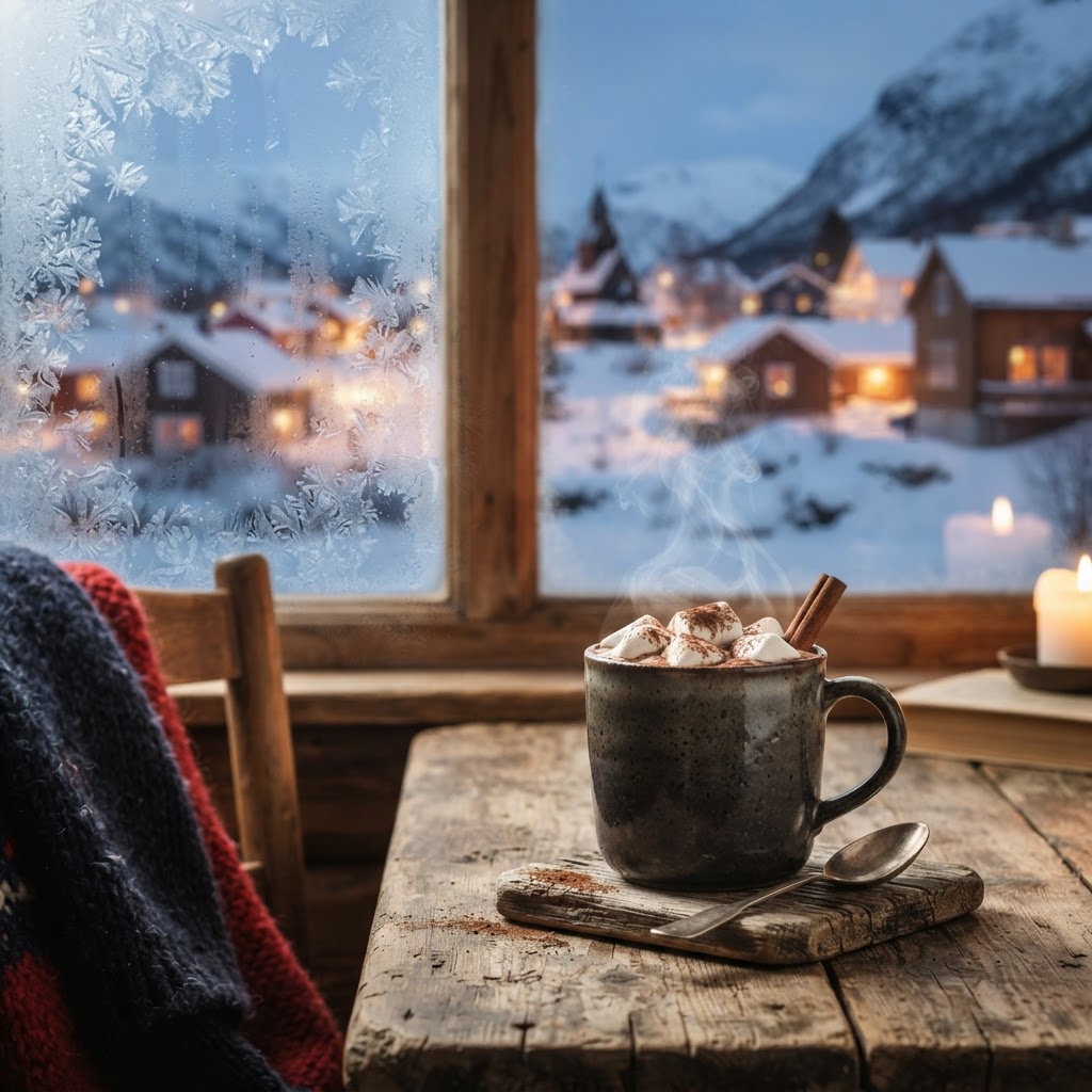 Warm drinks are an essential part of the Norwegian winter experience.