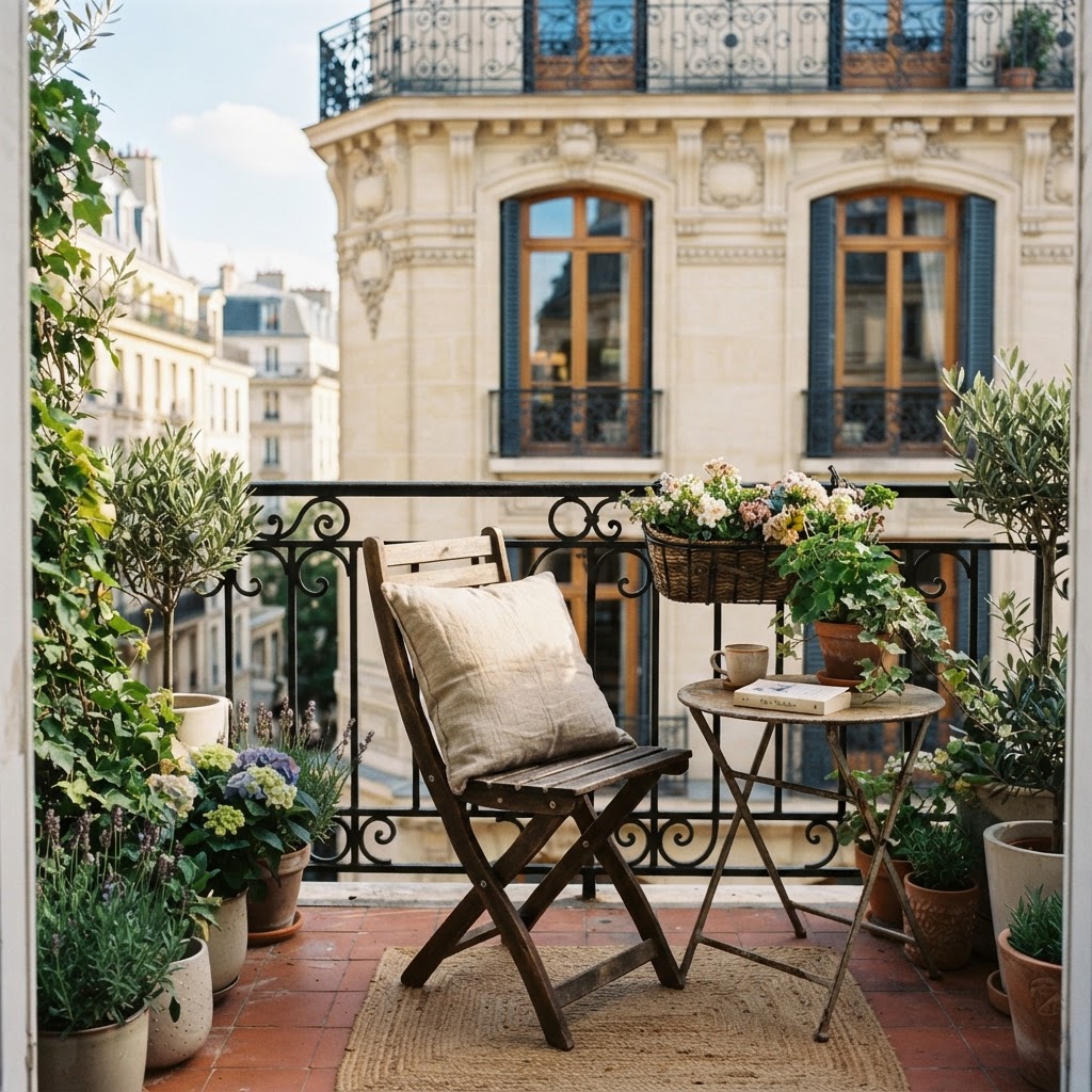 Small spaces can feel like a luxurious retreat with the right bistro furniture.