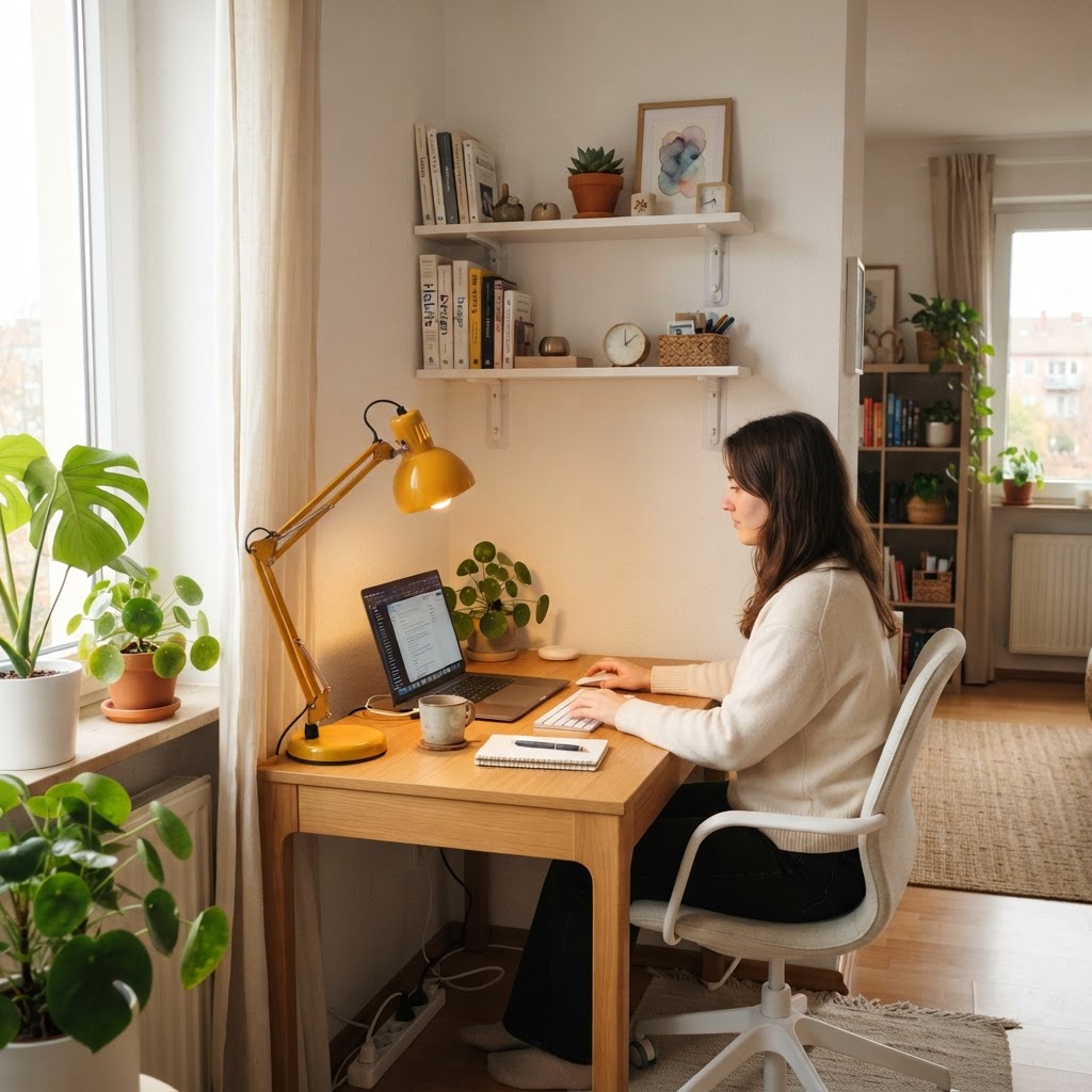 Elevate your workspace with smart lighting.