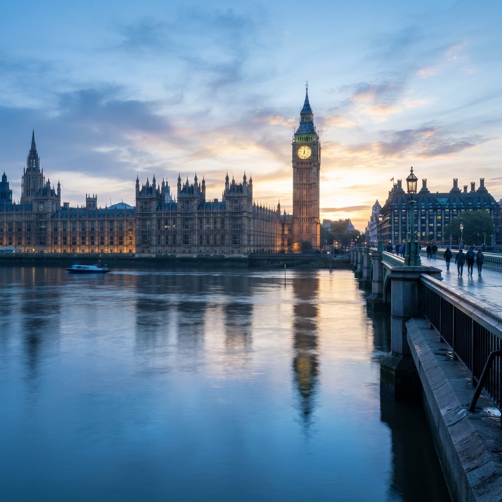 Sunrise at Westminster: The best time to capture Big Ben without the crowds.