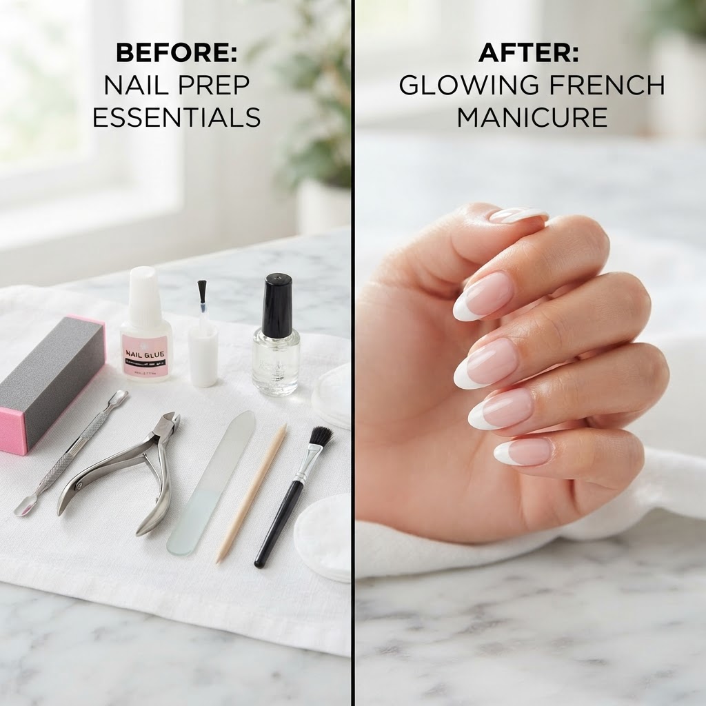 The essential toolkit for a long-lasting, salon-quality press-on application.
