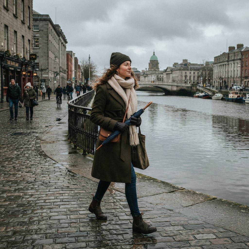 A perfect winter ensemble for Dublin sightseeing.