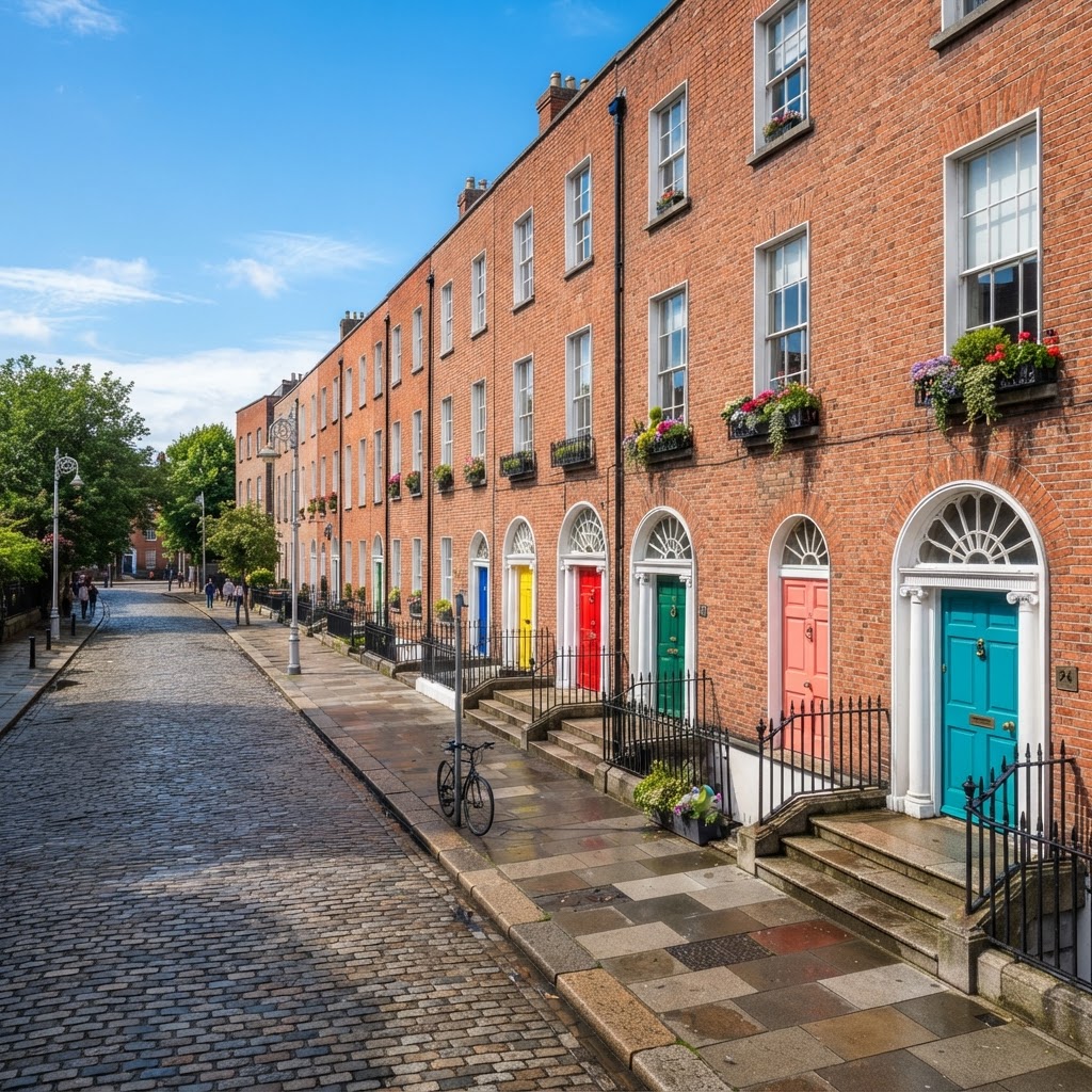 Dublin's iconic colorful Georgian doors are a photographer's dream.