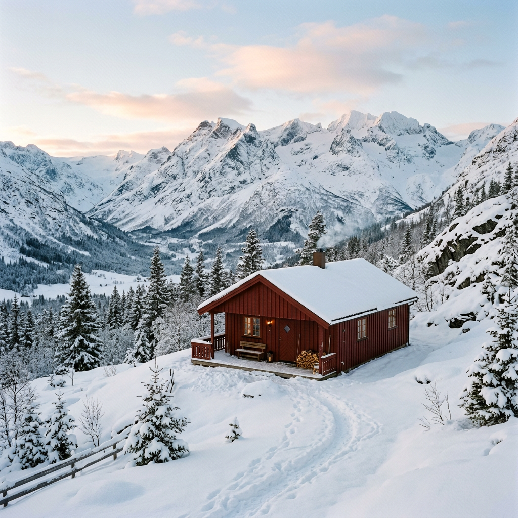Discovering the Quietest Place in Norway: A Haven of Silence 3 A remote cabin offering the perfect escape into silence.