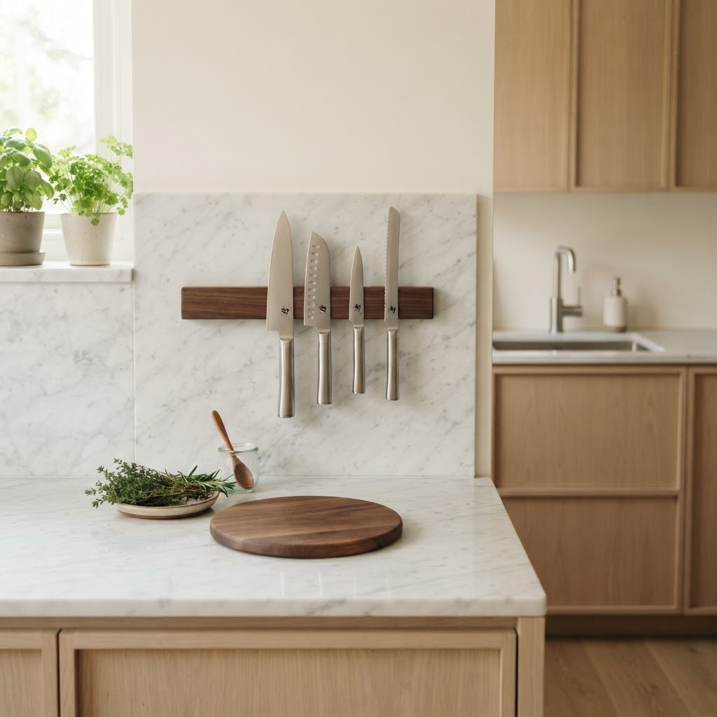 Keeping countertops clear is the best way to optimize prep space.