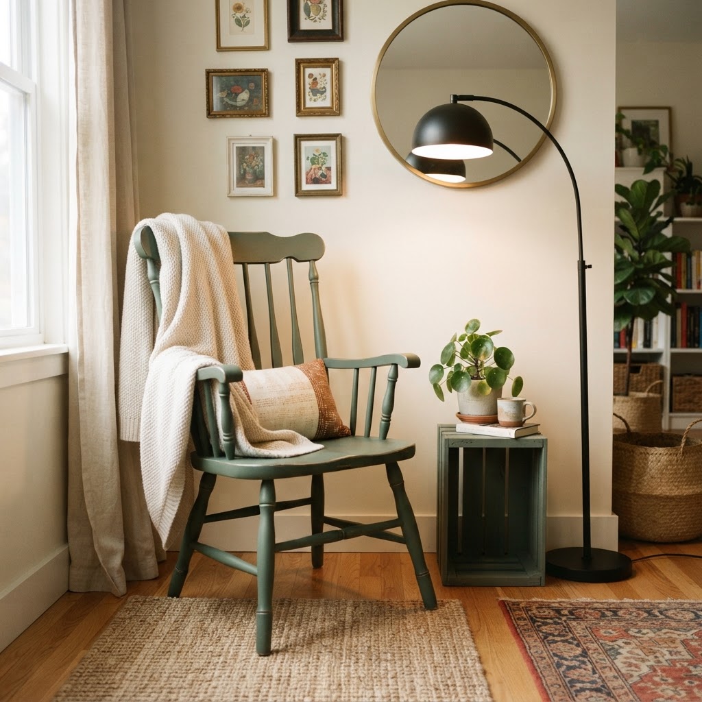 Refreshing thrifted furniture is an excellent way to achieve luxury on a budget.